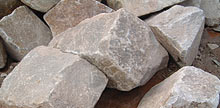 Pierres choisies en granite 