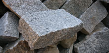 Granit-Trockenmauersteine